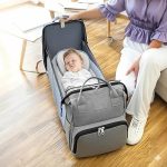 2 in 1Diaper Bag Backpack with Changing Station