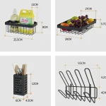 Dish Rack Stainless Steel Kitchen Rack Sink - Image 5
