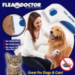BulbHead As Seen On TV Flea Doctor Electronic Flea Comb Perfect for Dogs & Cats, Kills & Stuns Fleas