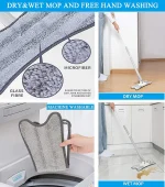 360 Degree AUTO PRO MOP for Home Replace Hand-free Wash Household Cleaning Tools - Image 9