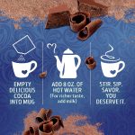 Swiss Miss Indulgent Collection Dark Chocolate Hot Cocoa Mix, 8-Count 10 oz. - Image 4