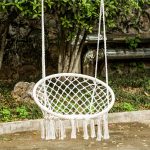 Macrame Swing -Hanging Rope Hammock Swing Chair - Image 6