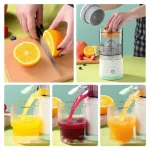 Portable Rechargeable Electric Citrus Juicer Hands-Free - Image 4