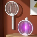 3 In 1 Foldable Electric Mosquito Killer Fly Swatter Trap Usb Rechargeable Mosquito Racket - Image 7