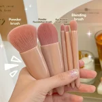 5pcs Makeup Brush Set Middle Size - Image 5