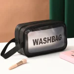 Clear Travel Transparent Toiletries Bag Waterproof Cosmetic Makeup Wash Bags - Image 7