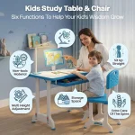 StarAndDaisy Kids Study Table with Adjustable Height, Multi-Functional Kids Study Table with Book Holder - Image 4