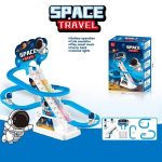 Funny Automatic Stair-Climbing Spacelings Cartoon Race Track Set - Image 3