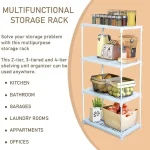 4 Tier Free Standing Bathroom Organizer - Image 2
