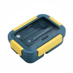 Double Layer Lunch Box with Spoon & Fork - Image 4
