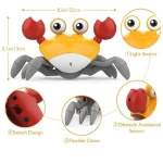 Musical Crawling Crab Baby Toy - Image 5