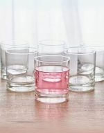 Deli Glassware 6Pcs/Set Square Shot Glasses 290ml