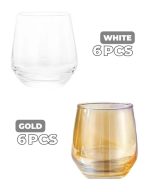 6Pcs/Set Diamonds Glass 365ml - Image 2