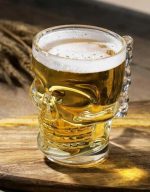 2Pcs/Set Translucent Smokey Glass Skull Beer Mugs 460mL - Image 2