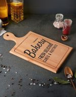 Acacia Wood Bread Tray Kitchen Cutting Board Serveware