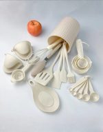 21 Pieces Silicone Kitchenware Utensil Set Pink Black & Grey - Image 3