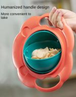 Cute Cartoon Pattern 360 Degrees Tumbler Bowl - Image 2