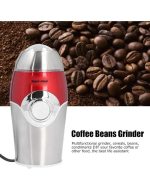 𝗦𝘂𝗽𝗲𝗿 𝗖𝗿𝗲𝘀𝘁 STainless Coffee Grinder 300W