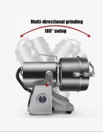 𝗦𝘂𝗽𝗲𝗿 𝗖𝗿𝗲𝘀𝘁 1000g High Speed Stainless Steel Electric Grain Grinder - Image 3