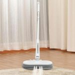 𝗠𝗗𝗛𝗟 Rechargeable Cordless Electric Mop with LED Light Dual Wheel High Speed Rotary Sweeper