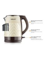 𝗛𝗮𝗹𝗲𝘆 Double-Layer 2000W Electric Kettle Stainless 2.2L - Image 4