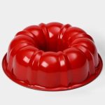 Heavy Duty Stainless Carbon Steel Non-stick Flucent Tube Donut Shape Cake Baking Mold Pan