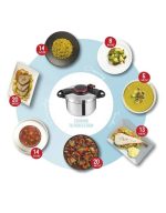 𝗧𝗲𝗳𝗮𝗹 Stainless Steel Pressure 9L Cooker - Image 5