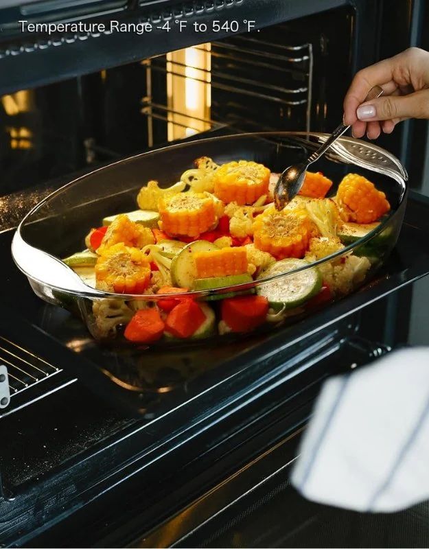 WhatsApp Image 2026-01-25 at 12.39.02 PM3 Fenix 3 Pcs Oval Deep Glass Baking Dish for Oven, Tempered Glass Bakeware - Image 1