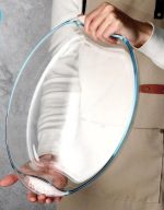 Fenix 3 Pcs Oval Deep Glass Baking Dish for Oven, Tempered Glass Bakeware - Image 2