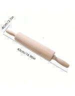 JX Movable Stick Wooden Rolling Pin 43x4cm - Image 2