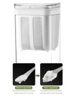 Multifunctional Greek Yogurt & Curd Maker - 1100ml Fine Mesh Strainer with Lid - Image 3
