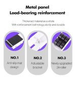 2 Pack Multifunctional Non-Slip Mobile Base Universal With 24 Wheels - Image 2
