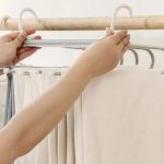 6in1 stainless steel clothes hanger organizer.