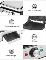 𝗗𝗲𝘀𝘀𝗶𝗻𝗶 Easy & Sweetlife Electric Grill 2000W - Image 3