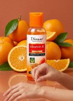 Disaar Vitamin C Peeling Lotion Orange Extract Nourish Repair Hydrate Moisturizing Body 100g