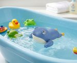 Baby Bath Wind Up Cute Frog Water Floating Toy - Image 3