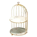 Cosmetic Tray Double Tier Vanity Organizer for Decor - Image 5