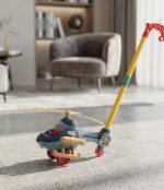 Plastic- Push Cart Plane, Learning Walk Toy For Babies - Image 3