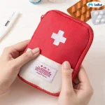 First Aid 1pc Travel Portable Medication Storage Bag Red Camping Hiking