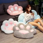 Kawaii Cat Paw Plush Cushion Soft Floor Pillow - Image 11