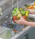 5 Layers Transparent Multi-Tiers Round Rotatable Storage Rack, Movable Kitchen Organizer - Image 11