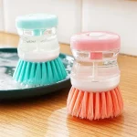 8.5Cm*7Cm Kitchen Gadgets Hydraulic Washing Brush Pot Pan Dish Bowl Cleaning Brushes With Washing Up Liquid Soap Dispenser - Image 6