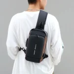 Shoulder Bag With USB Charging Port - Image 12