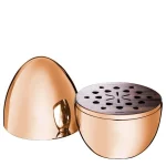 Egg-Shaped Tableware Storage Box Premium Stainless Steel 24 pcs ( Rose Gold) - Image 3