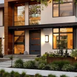 Geometric LED Outdoor Wall Light — Matte Black - Image 3