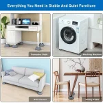 4Pcs Anti Vibration Feet Pads - Image 6