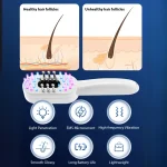 Electric Vibration Hair Growth Comb EMS Micro Current, 3 Color LED Massage - Image 10