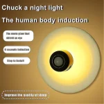 Induction Sucker Lamp Human Body Infrared Sensor Smart Light USB Rechargeable LED Lights