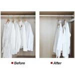 Space Saving Hanger - Space Saver Clothes Hanger Connector with Stacking Hooks and Heavy Duty Cascading Connection - Image 8