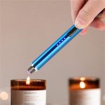 New Windproof USB Charging Igniter Arc Pulse Hook Design Kitchen Gas Stove Candle Aromatherapy Home Lighter